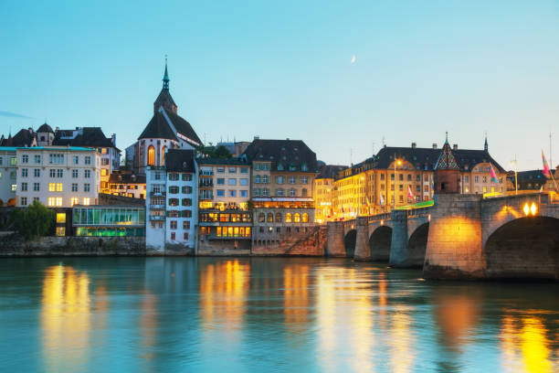 istock Basel cityscape in Switzerland 852759534