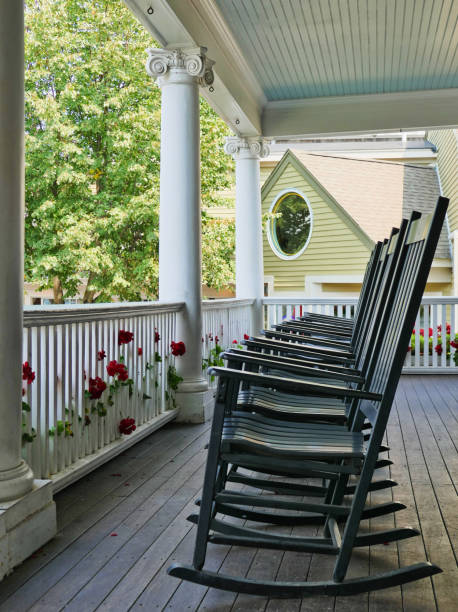 istock Rocking Chairs on Porch 852775148