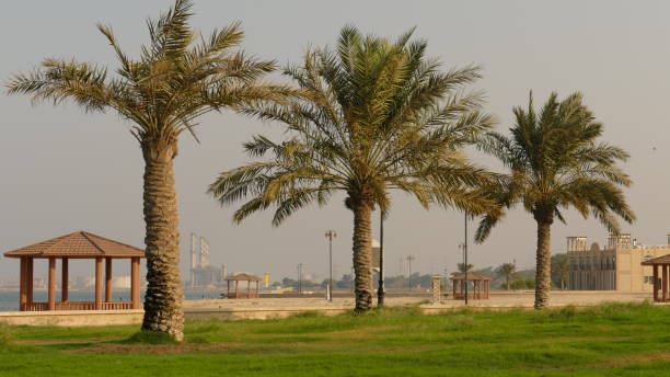 Al Bahar Beach stock photo