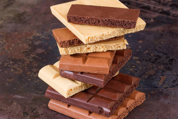 istock milk, dark and white chocolate bars 852781022