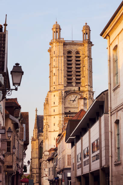 Troyes Cathedral at sunset
