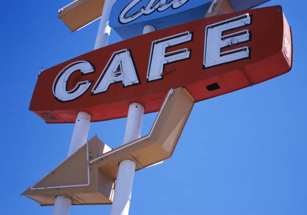 istock USA, New Mexico. Cafe Sign 852815888