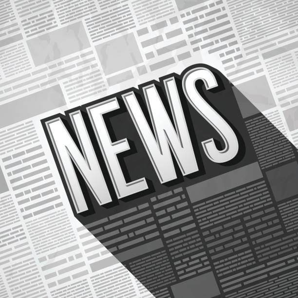 News Background News newspaper background concept. announce stock illustrations