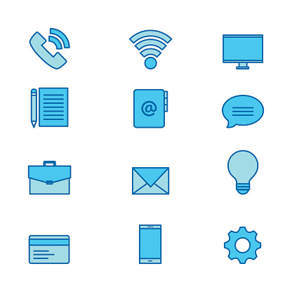 Techonolgy And Communication Objects Design Stock Illustration ...