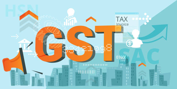 ilustrações de stock, clip art, desenhos animados e ícones de government tax - gst announcement - illustration - finance law tax form tax