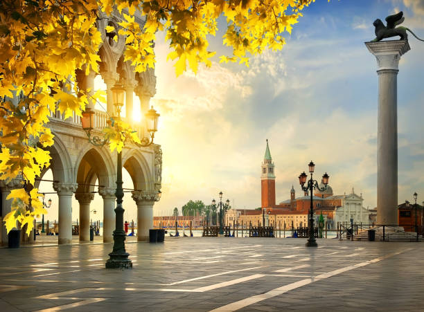 Palace of Doges in autumn