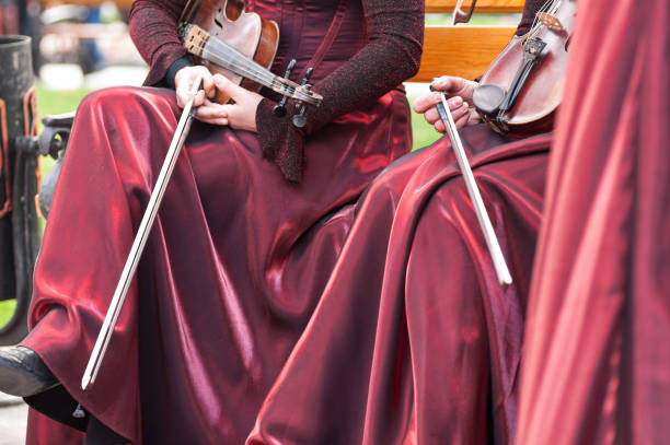 istock women violinist rest before the performance 852861356