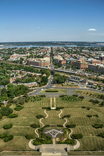 Alexandria VA as seen from George Mason building