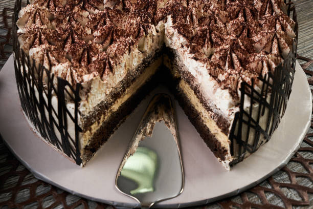 istock Chocolate Cake with Whipped Fudge Filling 852881474