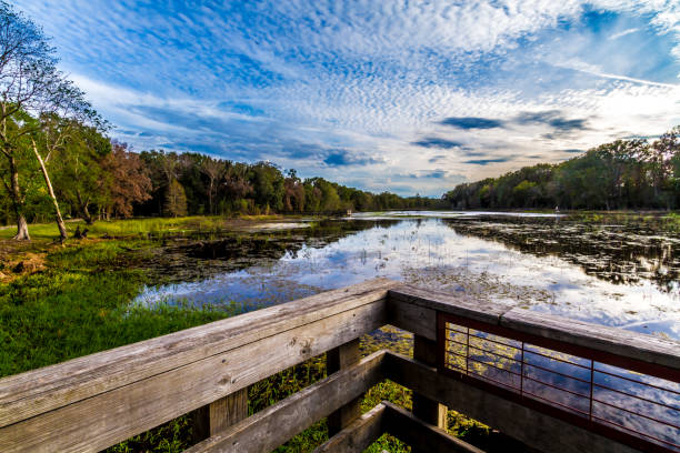 istock Fishing Deck on Creekfield Lake, Texas. 852881714