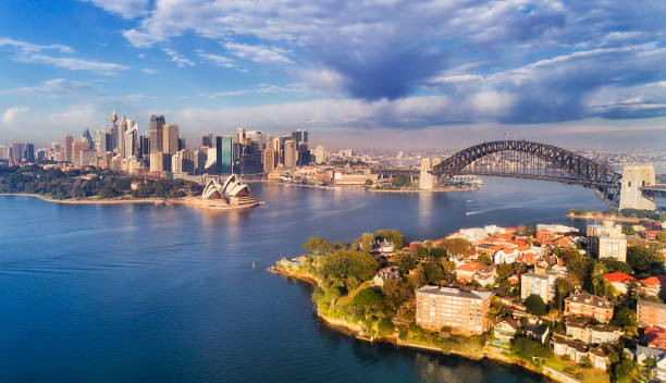 d sy kurraba kir 2 cdb todavía - puerto de sydney fotografías e imágenes de stock