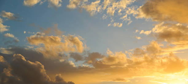 istock Sky in blue and yellow 852922688