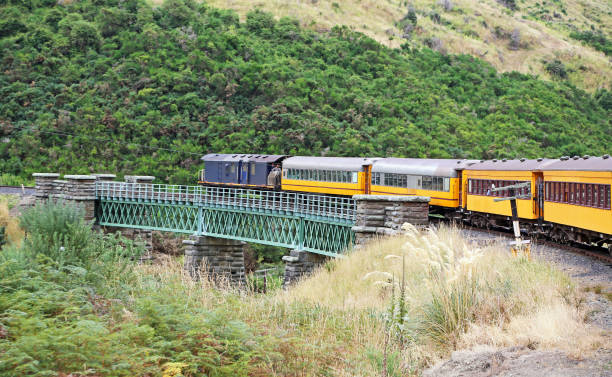Taieri Gorge Railway stock photo