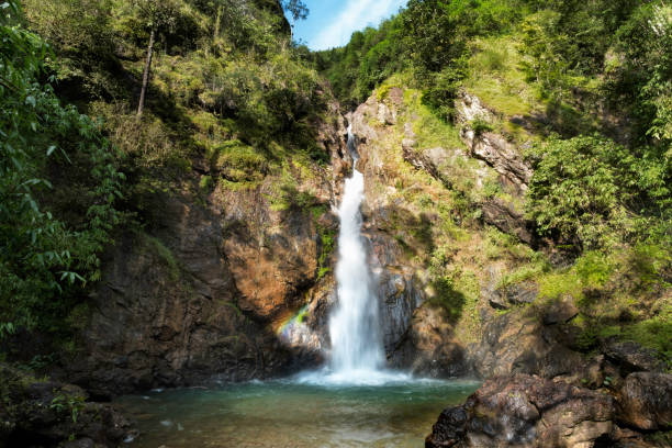 istock paradise waterfall at jok ka din waterfall 852953680