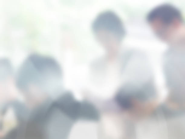 Blurred business background stock photo