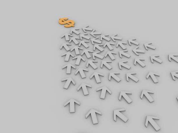 istock Currency symbols and many arrows 853029182