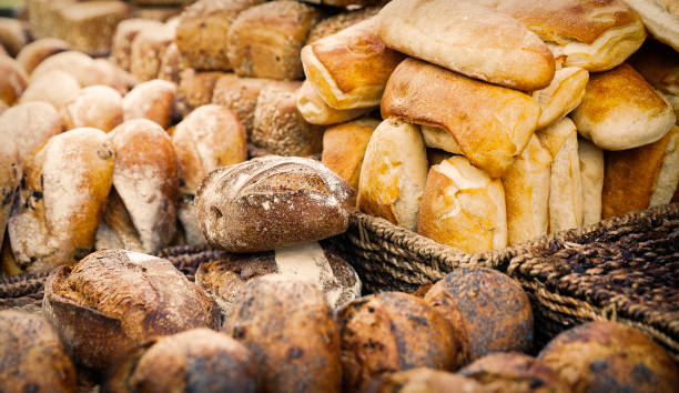 istock Collection of fresh baked bread 853037076