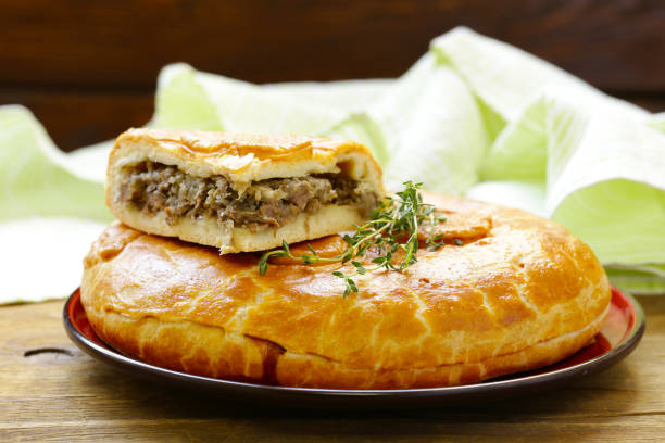 istock homemade meat pie with thyme for lunch 853087138