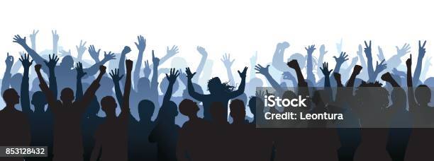 Crowd People Are Complete Stock Illustration - Download Image Now