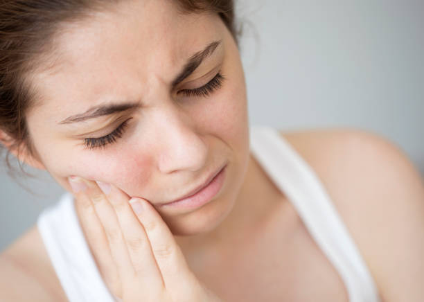 istock Young woman with toothache 853138620