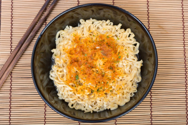 istock Instant noodles in black cup 853146790