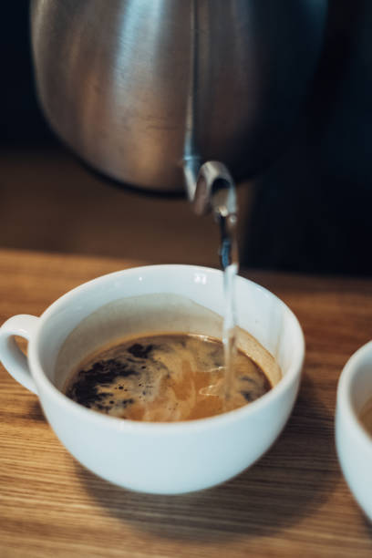 istock Cup of coffee on the wooden table 853147774