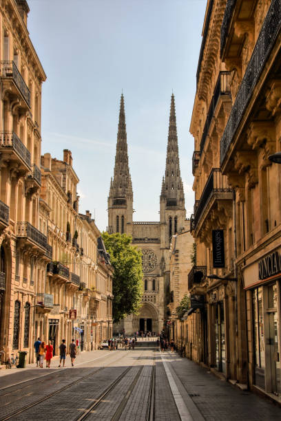 AT BORDEAUX - FRANCE - ON 08/25/2017 - Saint Andrew cathedral at Bordeaux - France