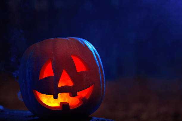 istock Shot of Halloween pumpkin jack head 853150828