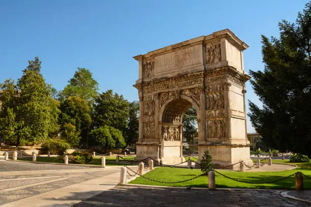 Photo of The Arch of Trajan in Benevento (Italy)