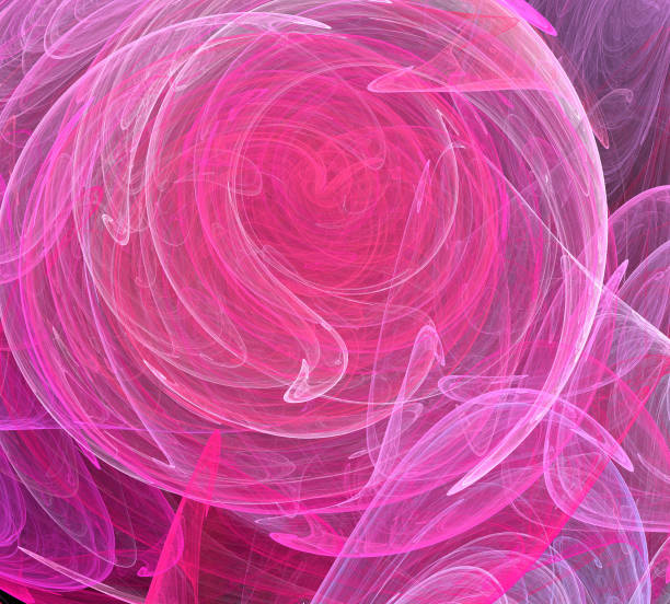 istock image of one Digital Fractal on Black Color 853160130