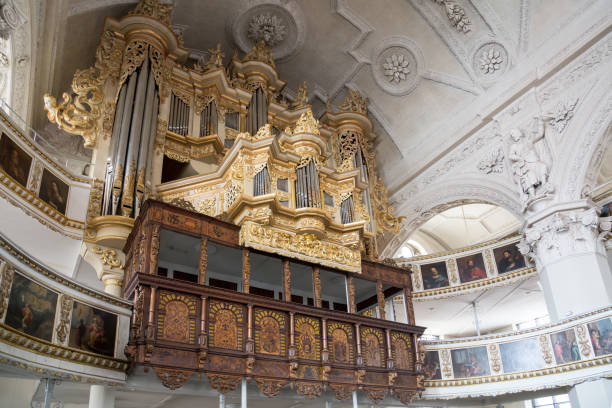 old church organ