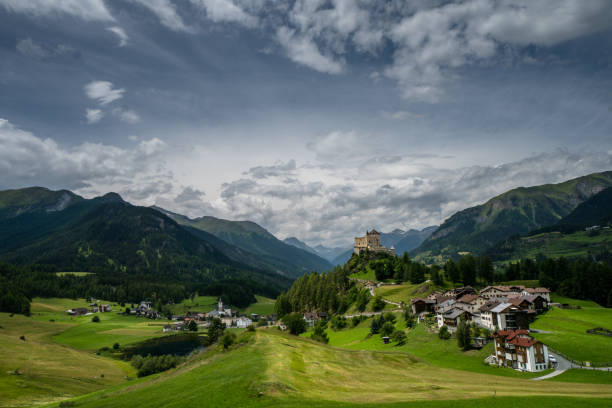 istock village of Tarasp in Switzerland 853179562