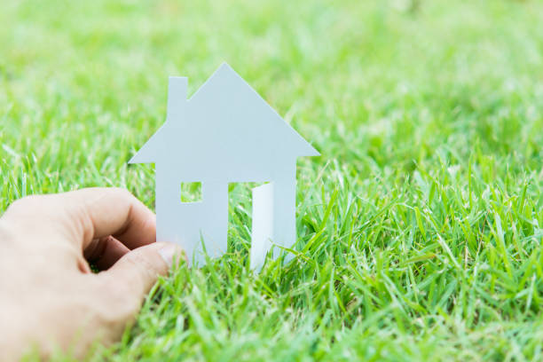 istock concept image of make house with white paper cut 853179906