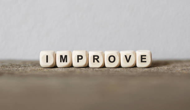 istock Word IMPROVE made with wood building blocks 853188932