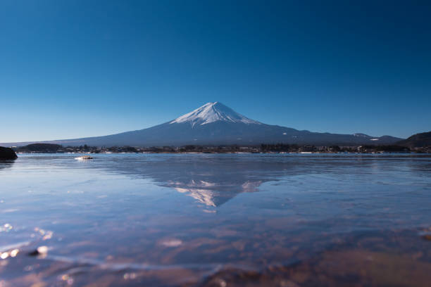 istock Kawaguchiko lake and mt.Fuji 853200810