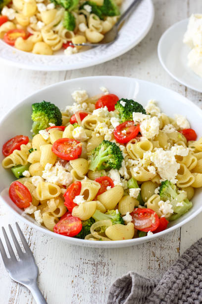 istock Pasta Salad with Broccoli, Tomato and Feta 853218568
