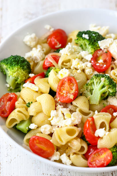 istock Pasta Salad with Broccoli, Tomato and Feta 853218630