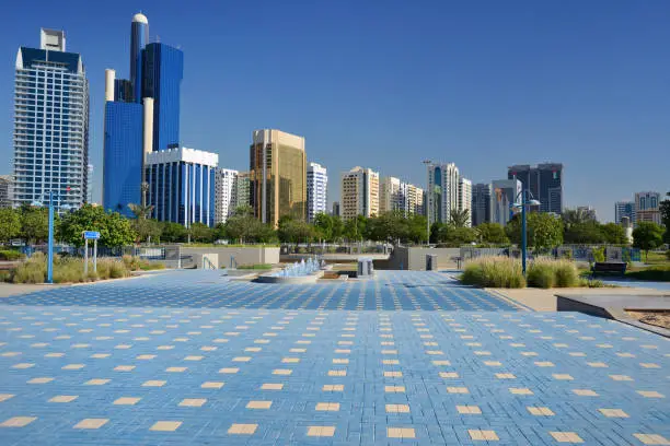 Skyscrapers of Abu-Dhabi.