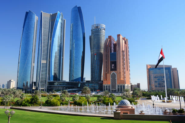 istock Skyscrapers of Abu-Dhabi. 853226176