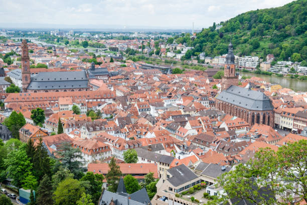 istock Heidelberg town and Carl-Theodor bridge, Germany. 853227252