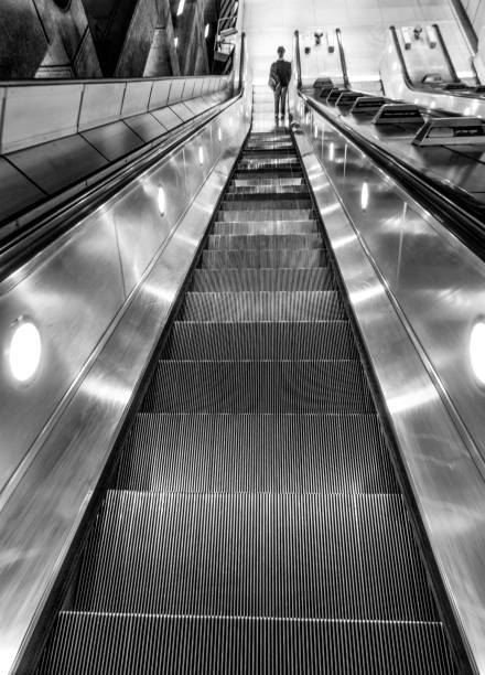 istock Escalator to London Underground 853237394