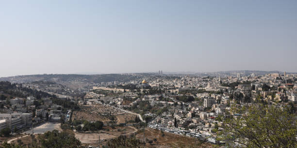 istock Jerusalem old city panoramic aerial view 853242380