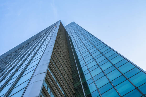 istock Low angle view of skyscraper in shanghai 853258652