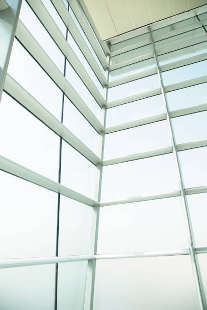 istock empty hall of modern business center. interior background airport 853263676