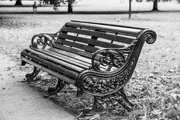 istock Benches at Greenwich Park on a beautiful day in fall 853271398