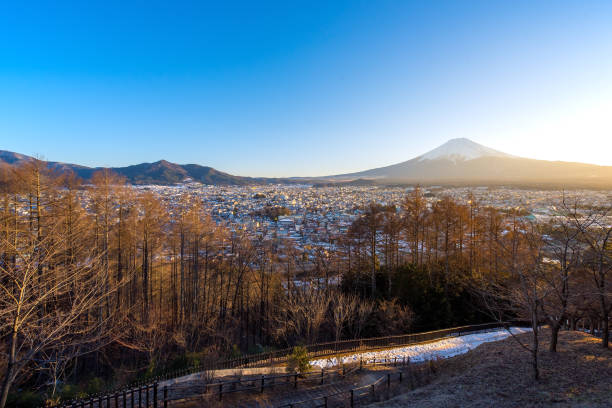istock Fuji mountain with cityscape view 853271638