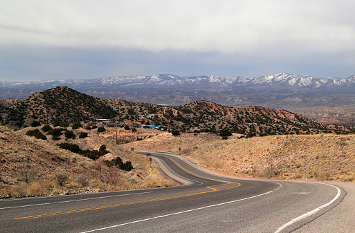 Scenic Vista along the High Road to Taos in the State of New Mexico