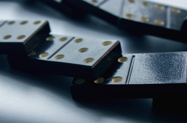 istock Many of black dominoes 853281512