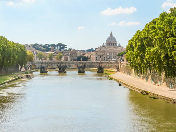 istock Rome cityscape. Tiber River, Rome, Italy 853285312