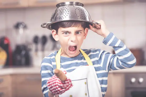 Photo of Boy in the kitchen